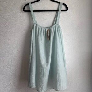 Skims Voile Mini Dress – Frost (Light Blue) Size L NWT